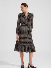 Hobbs Black Petite Alexia Dress - Image 1 of 5
