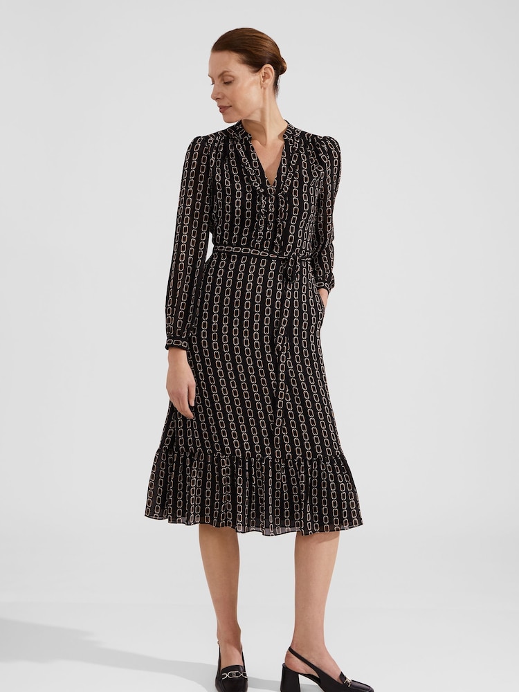 Hobbs Black Petite Alexia Dress - Image 1 of 5