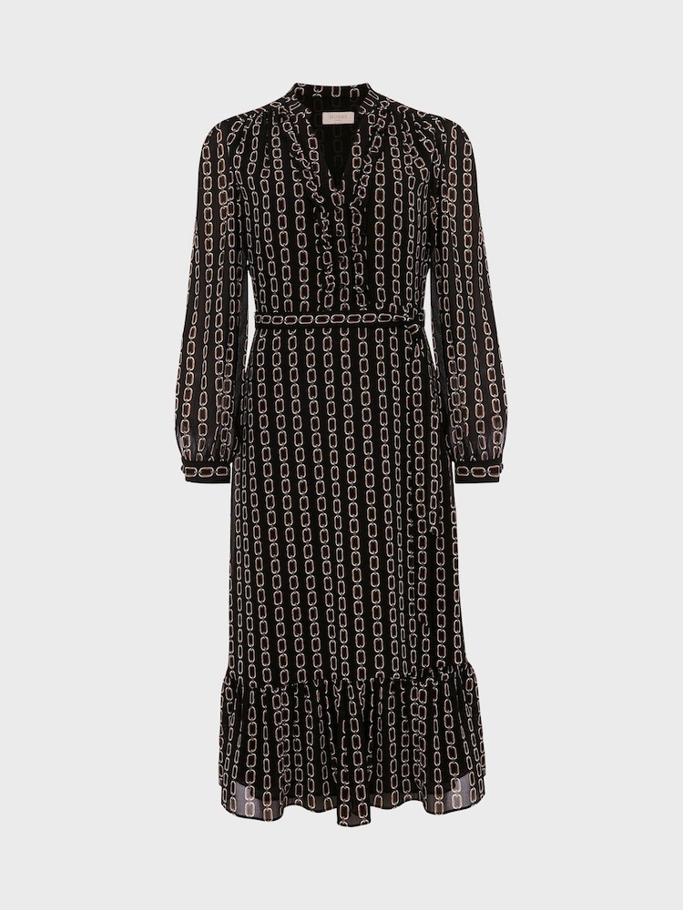 Hobbs Black Petite Alexia Dress - Image 5 of 5 Hobbs Black Petite Alexia Dress - Image 5 of 5