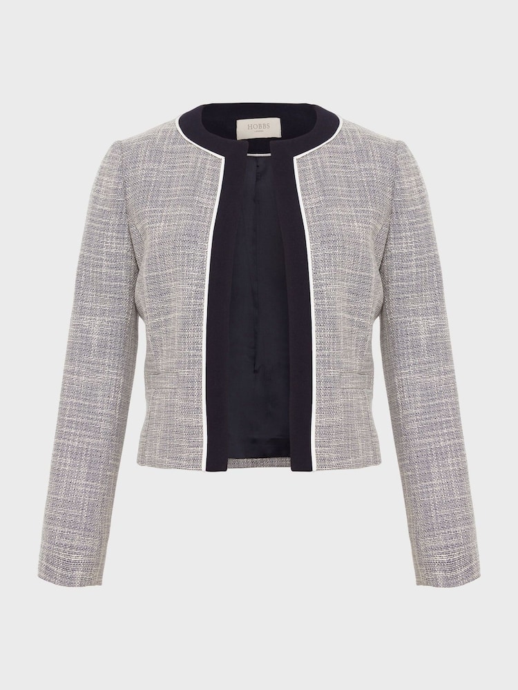 Hobbs Navy Blue Petite Petite Laurie Jacket - Image 3 of 3