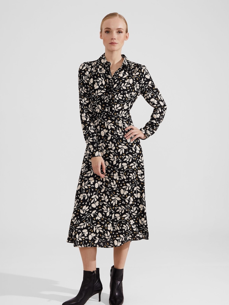 Hobbs Black Georgina Dress - Image 1 of 3