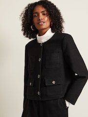Phase Eight Black Bouclé Ripley Jacket - Image 2 of 7