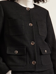 Phase Eight Black Bouclé Ripley Jacket - Image 6 of 7