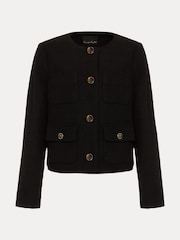 Phase Eight Black Bouclé Ripley Jacket - Image 7 of 7