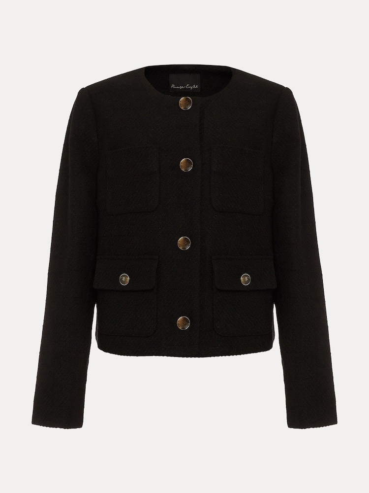 Phase Eight Black Bouclé Ripley Jacket - Image 7 of 7