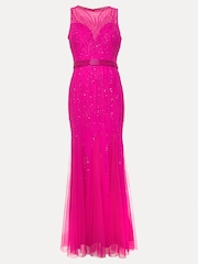 Phase Eight Pink Rowena Beaded Maxi Dress - Image 7 of 7