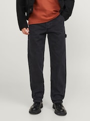 JACK & JONES Black Eddie Loose Fit Jeans - Image 3 of 8
