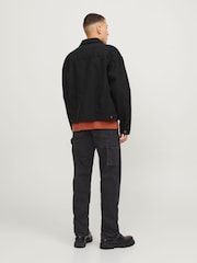 JACK & JONES Black Eddie Loose Fit Jeans - Image 4 of 8