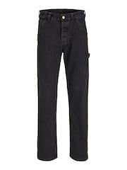 JACK & JONES Black Eddie Loose Fit Jeans - Image 7 of 8