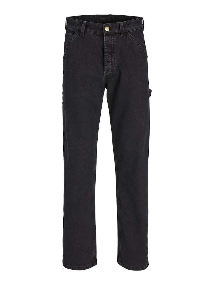 JACK & JONES Black Eddie Loose Fit Jeans - Image 7 of 8