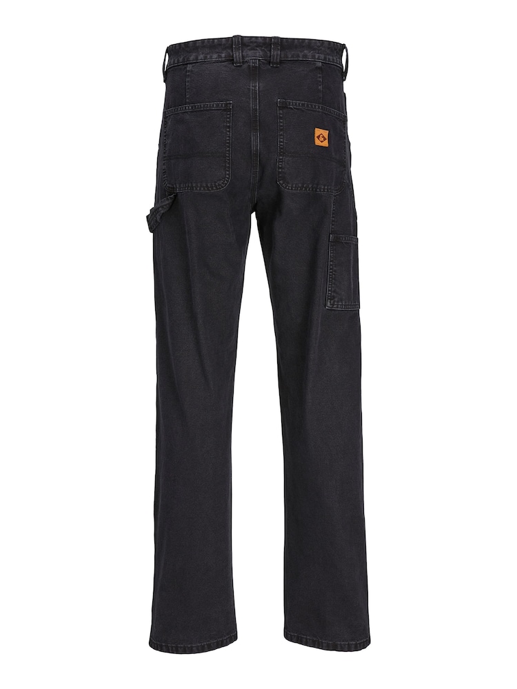 JACK & JONES Black Eddie Loose Fit Jeans - Image 8 of 8