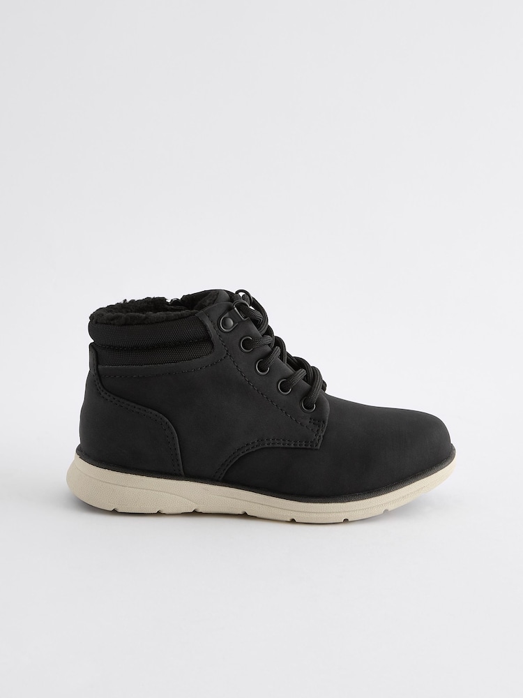 Black Thinsulate™  Lined Lace-Up Boots - Image 2 of 6