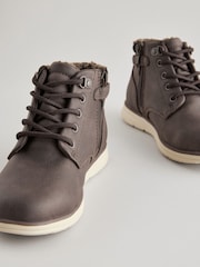 Chocolate Brown Thinsulate™  Lined Lace-Up Boots - Image 5 of 6