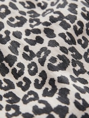 Leopard Oversized Denim 100% Cotton Shirt - Image 4 of 6