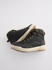 Blue Leather Lace Up Boots - Image 4 of 5