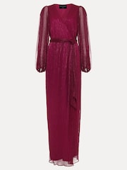 Phase Eight Pink Petite Brielle Wrap Maxi Dress - Image 5 of 5