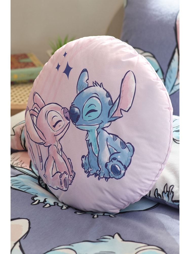 Pink Disney Lilo & Stitch 100% Cotton Cushion - Image 1 of 5