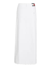 Tommy Jeans White High Claire Maxi Skirt - Image 5 of 6