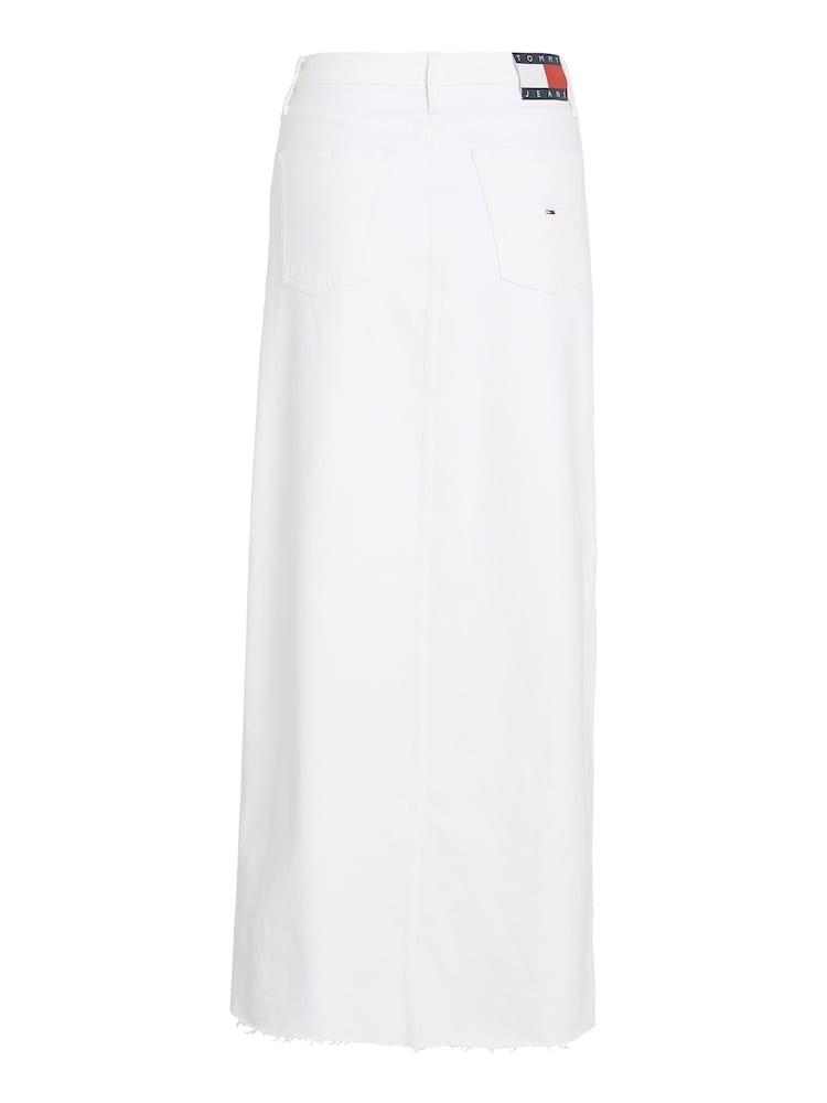 Tommy Jeans White High Claire Maxi Skirt - Image 5 of 6