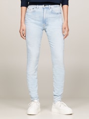Tommy Jeans Blue Sylvia High Rise Skinny Jeans - Image 1 of 6