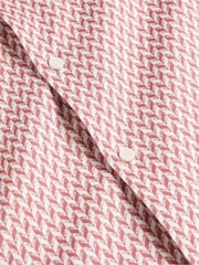 Ted Baker Natural Lacesho Short Sleeve Geo Printed Shirt - Image 6 of 6