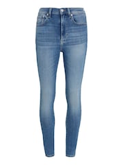 Tommy Jeans Light Blue Sylvia High Rise Skinny Jeans - Image 4 of 6