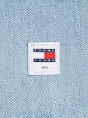 Tommy Jeans Blue Denim Pinafore Dress - Image 6 of 6
