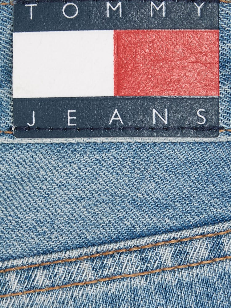 Tommy Jeans Blue Denim Hot Shorts - Image 6 of 6