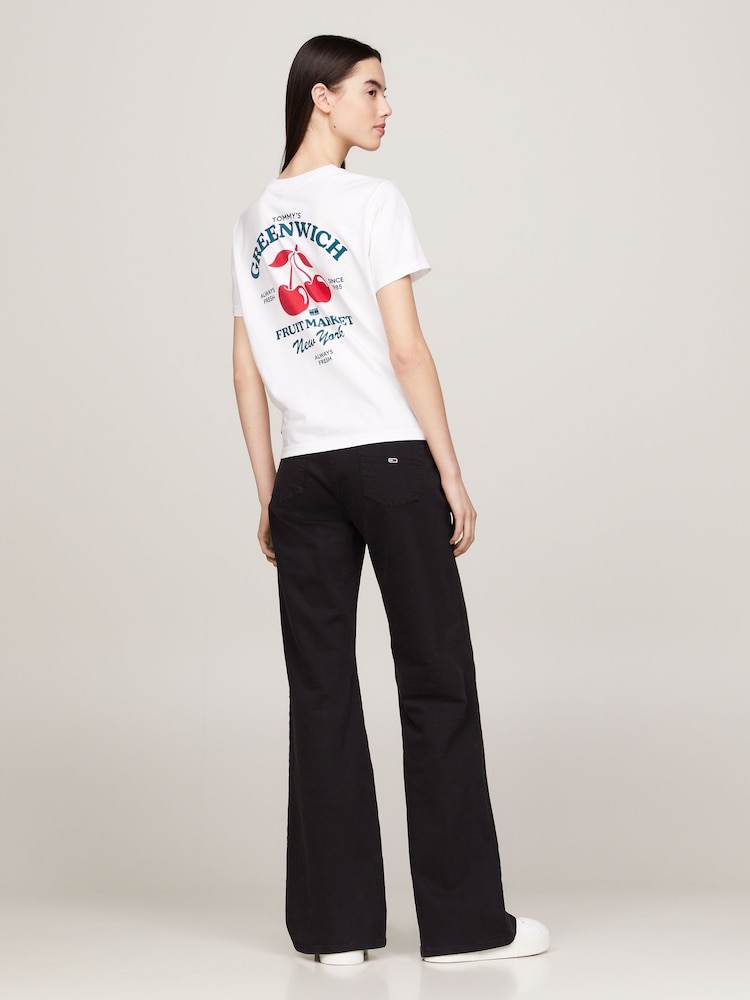 Off White - Tommy Jeans Novelty Oversize-T-Shirt - Bild 2 von 6
