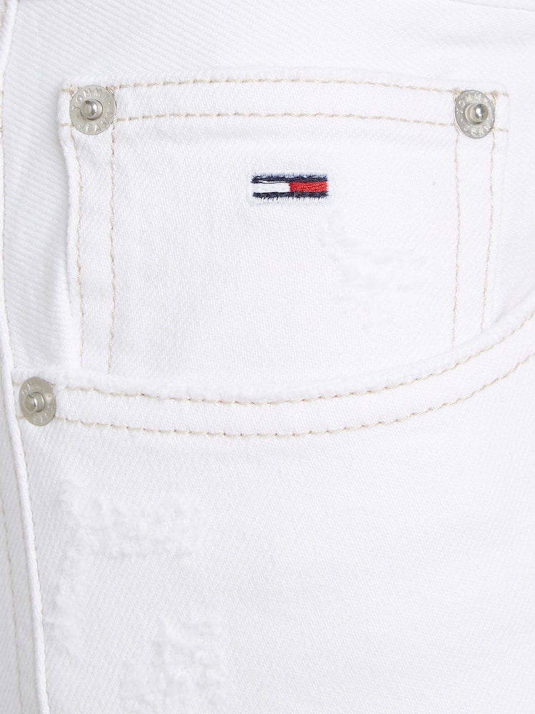 Tommy Jeans White Betsy Jeans - Image 6 of 6