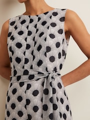 Phase Eight Black Petite Print Petite Janine Jumpsuit - Image 5 of 7