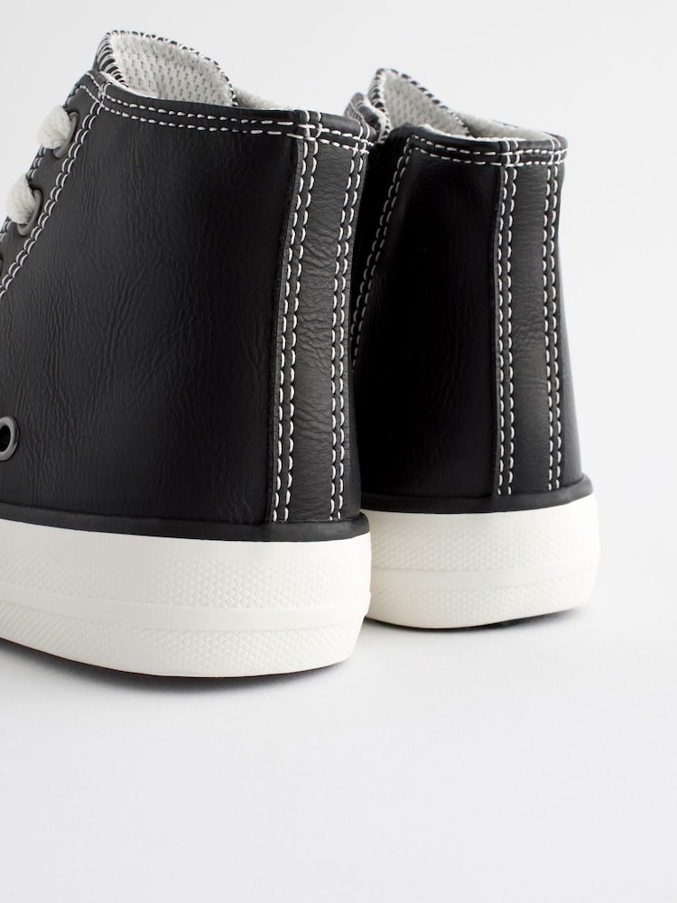 Negro - Zapatillas altas con suela gruesa - Imagen 8 de 8 Negro - Zapatillas altas con suela gruesa - Imagen 8 de 8