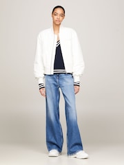 Tommy Jeans Blue Classics Bomber Jacket - Image 1 of 7