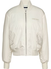 Tommy Jeans Blue Classics Bomber Jacket - Image 5 of 7