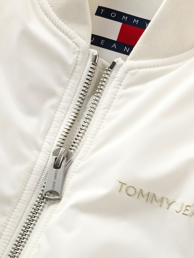 Tommy Jeans Blue Classics Bomber Jacket - Image 7 of 7