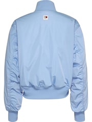 Tommy Jeans Blue Mom Fit Bomber Jacket - Image 8 of 10