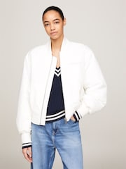 Weiß - Tommy Jeans Classics Bomberjacke - Bild 1 von 5