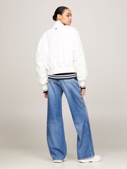 Weiß - Tommy Jeans Classics Bomberjacke - Bild 2 von 5