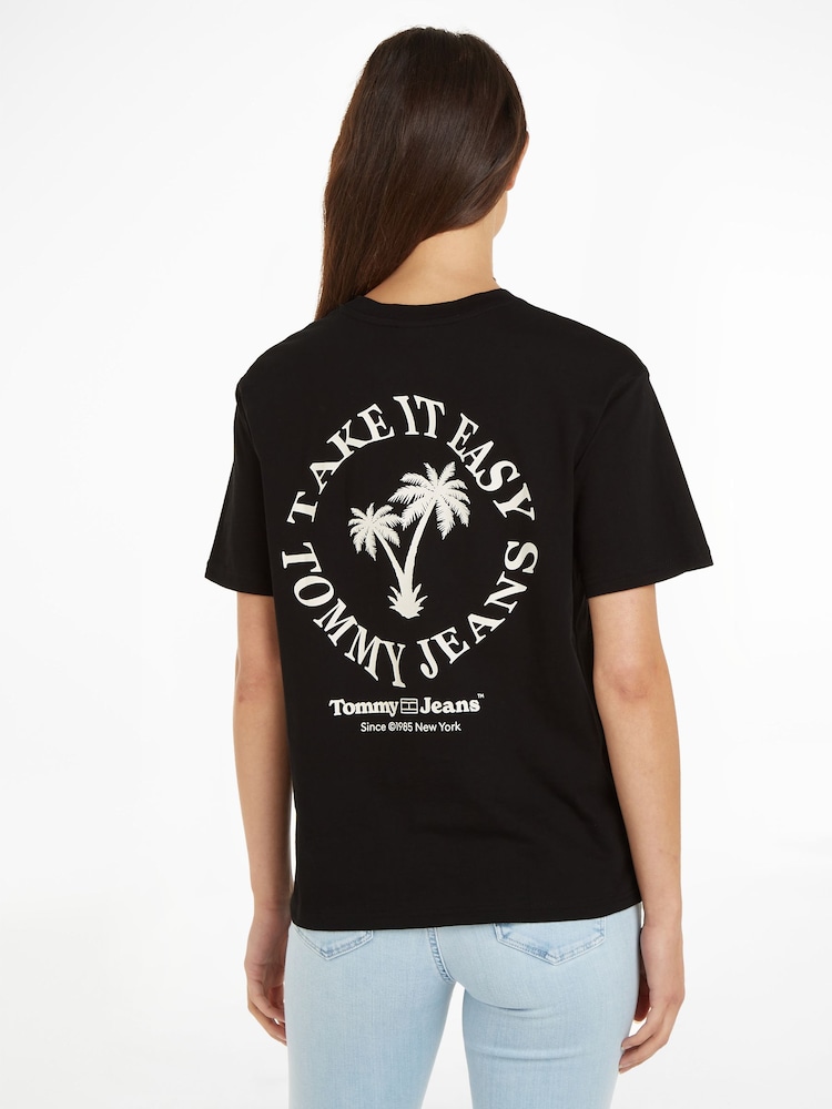 Schwarz - Tommy Jeans Novelty Oversize-T-Shirt - Bild 2 von 6