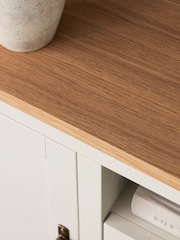 Cream Claude Oak Veneer Up to 65 Inch TV Unit - Image 5 of 11