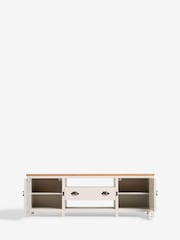 Cream Claude Oak Veneer Up to 65 Inch TV Unit - Image 8 of 11