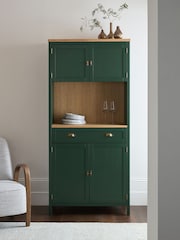 Green Claude Oak Veneer Tall Sideboard - Image 1 of 11