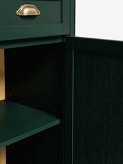 Green Claude Oak Veneer Tall Sideboard - Image 10 of 11