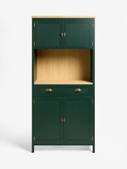 Green Claude Oak Veneer Tall Sideboard - Image 6 of 11