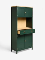 Green Claude Oak Veneer Tall Sideboard - Image 9 of 11