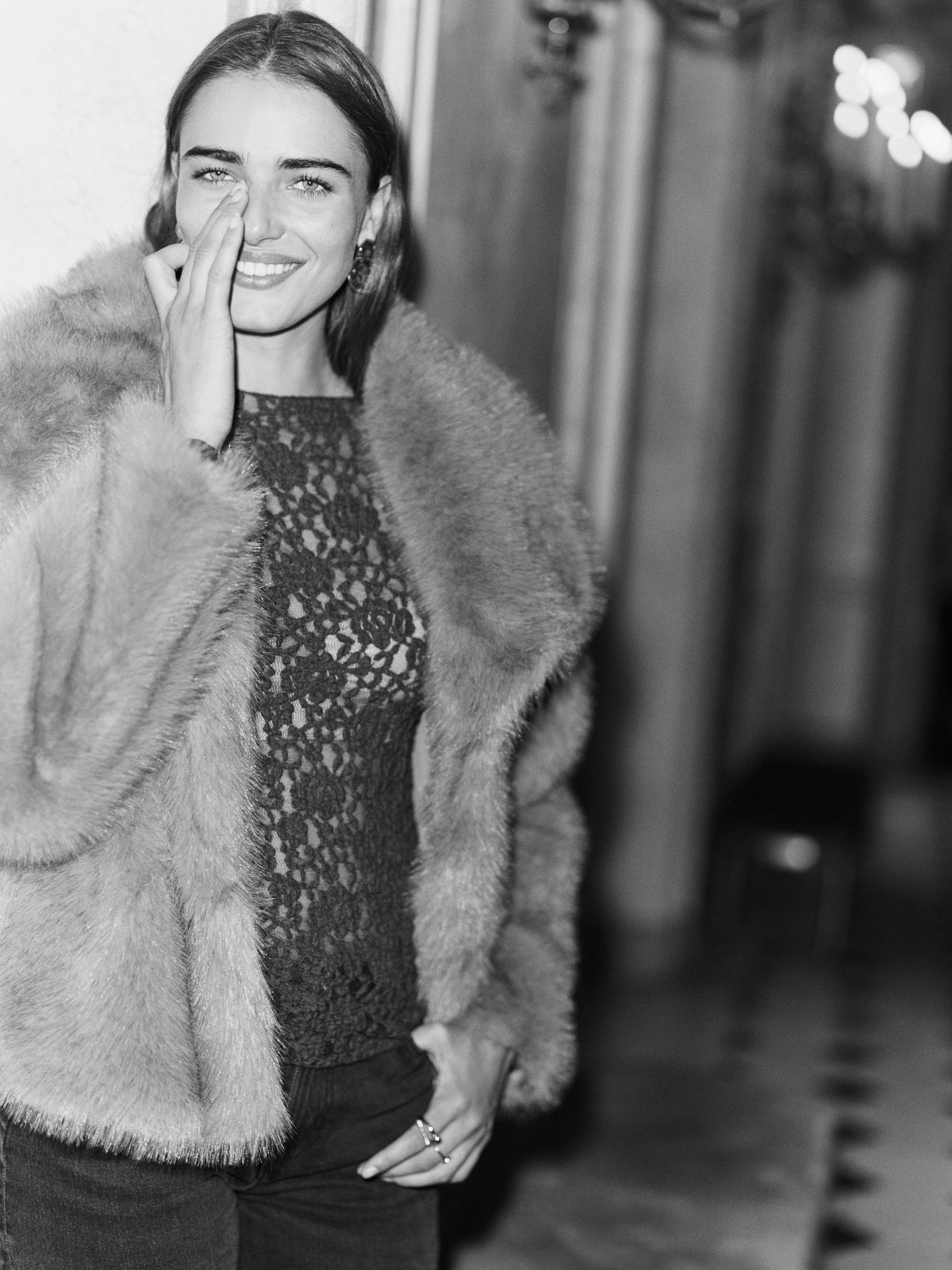 Buy Neutral Short Faux Fur Jacket from Next Netherlands