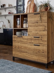 Dark Bronx Oak Effect Cabinet - Image 1 of 7