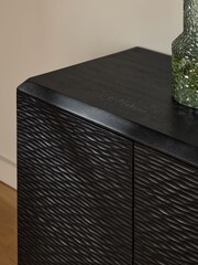 Black Mango Wood Carved Large Sideboard - Image 4 of 10