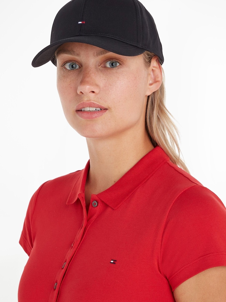 Tommy Hilfiger Black Flag Embroidered Baseball Cap - Image 4 of 4 Tommy Hilfiger Black Flag Embroidered Baseball Cap - Image 4 of 4