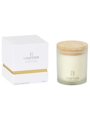 Chapter B Clear Frosted Glass Candle With Lid - Image 4 of 5